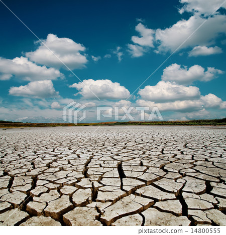 global warming. dramatic sky over cracked earth global warming. dramatic sky over cracked earth 14800555