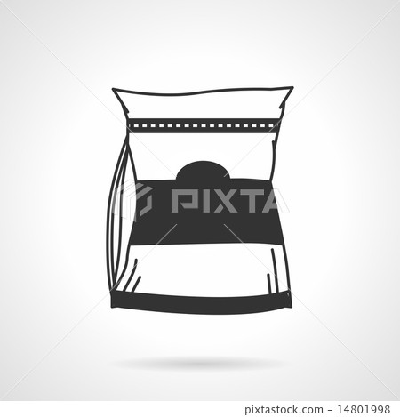 Glutamine supplements black vector icon 14801998