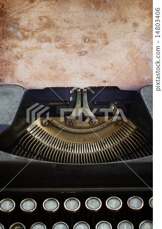 typewriter with blank page typewriter with blank page 14803406