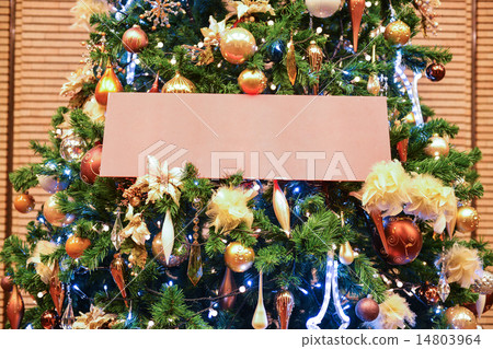 Christmas tree and decorations and lights 14803964