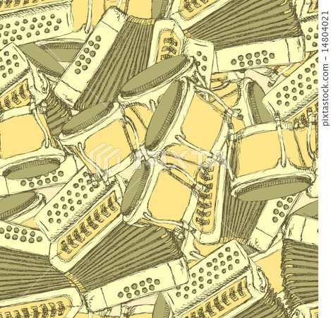 Sketch bongos and accordion 14804021