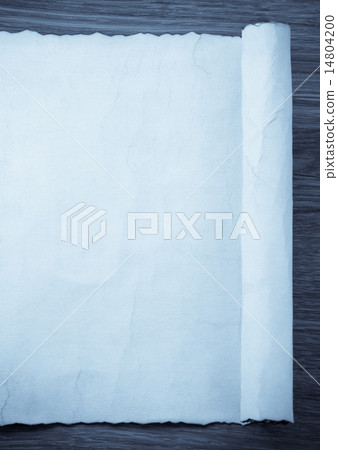 parchment scroll on wood 14804200