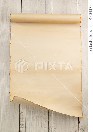 parchment scroll on wood parchment scroll on wood 14804373
