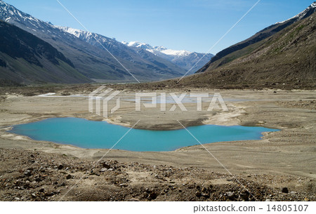 Glacier mountain lake panorama 14805107