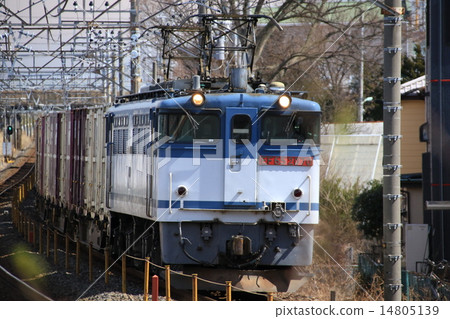 Container train at Musashino Line 14805139