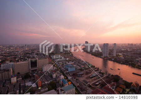 top view bangkok urban view  14810398