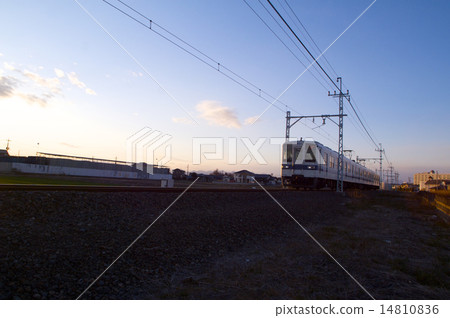 Japan railway in countryside 14810836