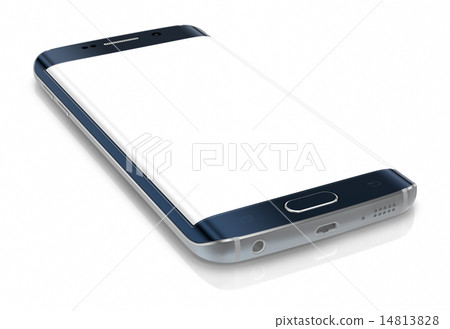 Smartphone edge with blank screen 14813828