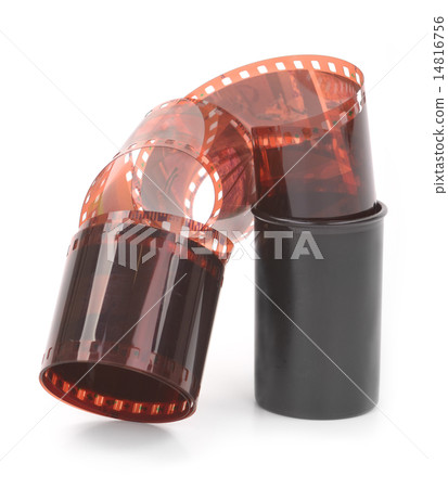 Old 35 mm negative film strip Old 35 mm negative film strip 14816756
