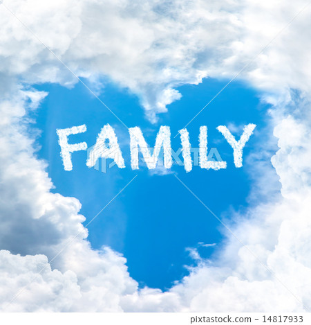 sky heart shaped by cloud 14817933
