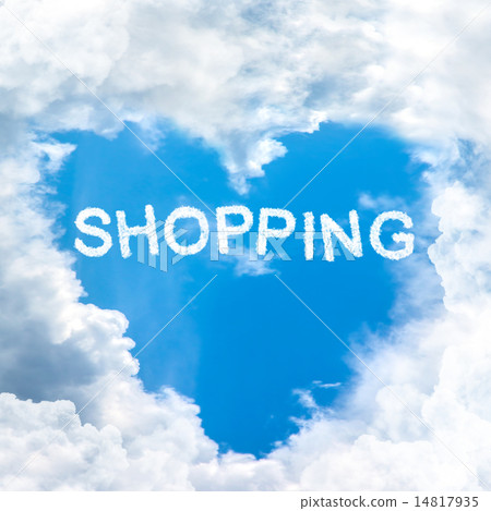 sky heart shaped by cloud 14817935