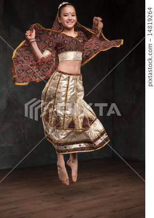 pretty girl in traditional costume pretty girl in traditional costume 14819264