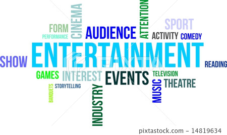 word cloud - entertainment word cloud - entertainment 14819634
