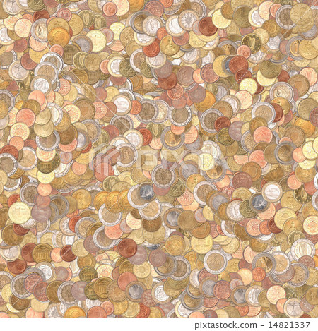 Euro coins background Euro coins background 14821337