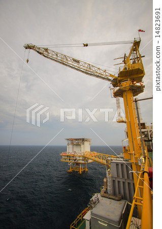 Production platform of oil and gas industry Production platform of oil and gas industry 14823691