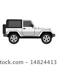 矢量 吉普車 車 14824413