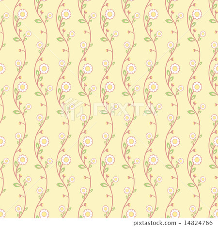 Floral Seamless Vector Pattern. Orient Abstract Background 14824766