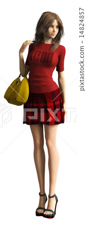 Model women with perming bags Model women with perming bags 14824857