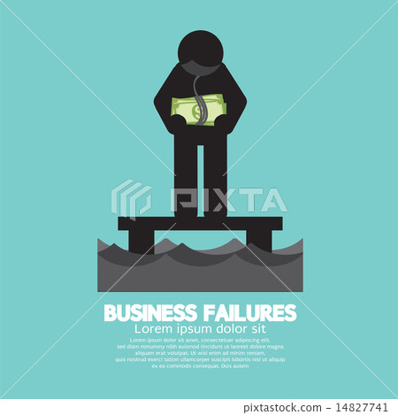 Banknote Hang On Man's Neck Business Failures Banknote Hang On Man's Neck Business Failures 14827741