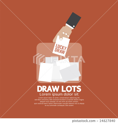 Draw Lots, Risk Taking Concept 14827840