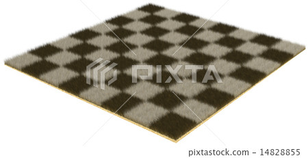 Chessboard from fur Chessboard from fur 14828855