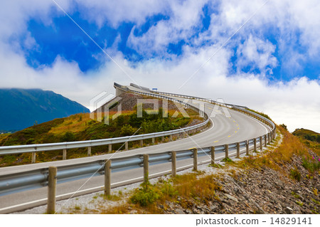 Famous bridge on the Atlantic road in Norway 14829141