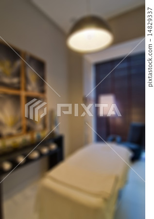 Modern beauty salon blur background 14829337