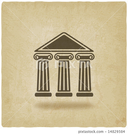 building with columns old background building with columns old background 14829384