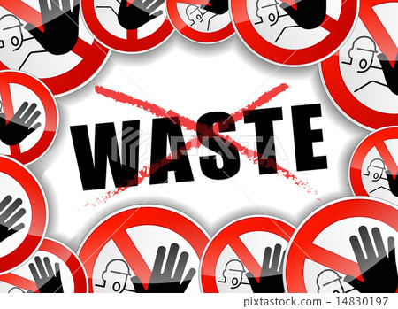 no waste abstract concept no waste abstract concept 14830197
