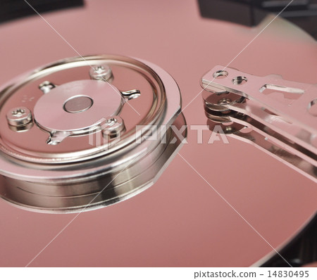 disassembled hard disk drive disassembled hard disk drive 14830495