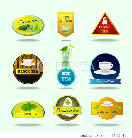 Tea Labels Set 14831461