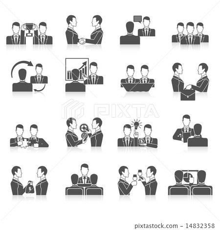 Partnership Icons Set 14832358