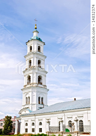 Cathedral of the Savior with a bell tower in Yelabuga Cathedral of the Savior with a bell tower in Yelabuga 14832374