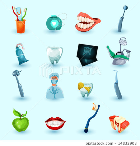 Stomatology Icons Set 14832908