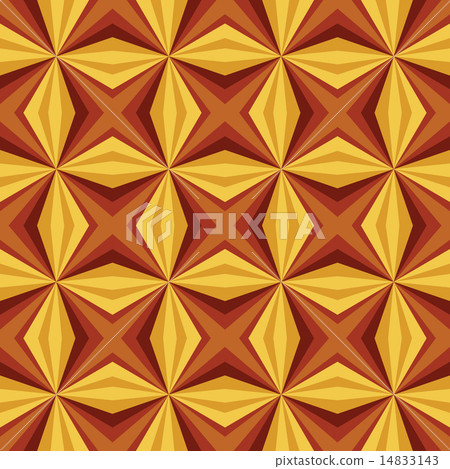 Seamless relief pyramid pattern. Vector illustration. 14833143