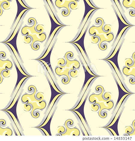 Seamless abstract pattern on a light background 14833147