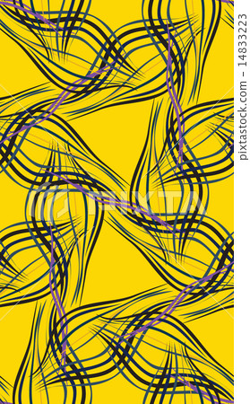 Abstract vector seamless pattern on a yellow background Abstract vector seamless pattern on a yellow background 14833223