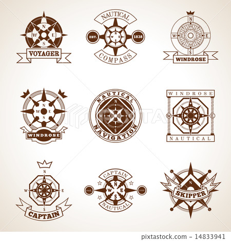 Compass Label Set Compass Label Set 14833941