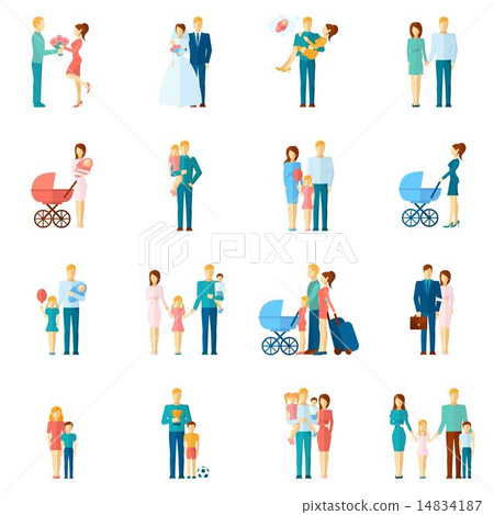 Family Icons Set 14834187