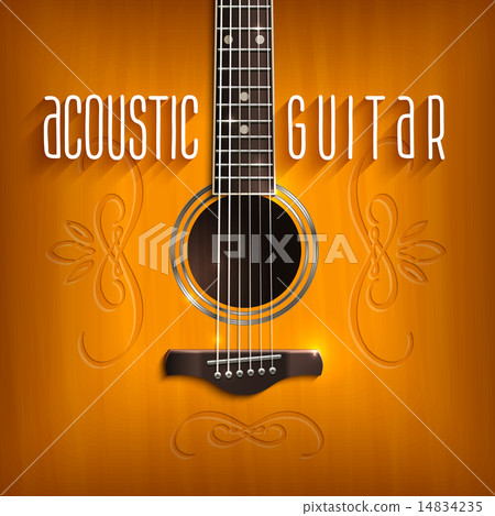 Acoustic Guitar Background 14834235