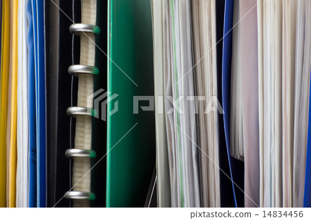 documents and file folders 14834456