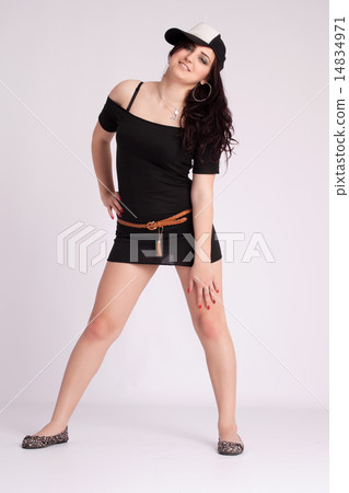 Young woman in cap Young woman in cap 14834971