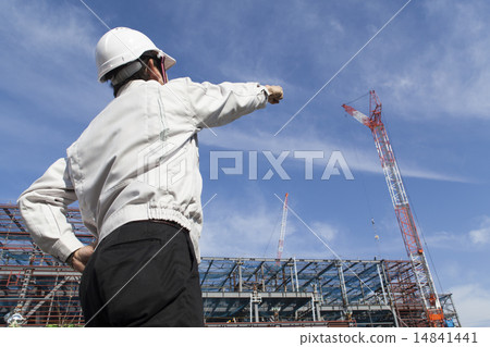 建築工地和工程師形象 14841441