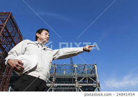 建築工地和工程師形象 14841454