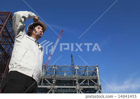 建築工地和工程師形象 14841455