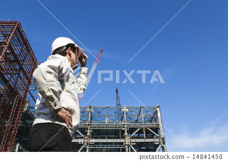建築工地和工程師形象 14841458