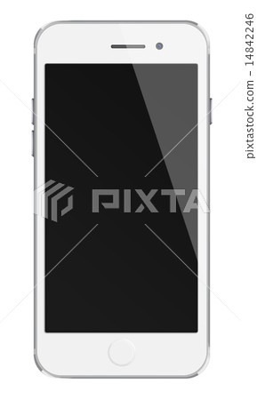 Mobile smart phone with black screen Mobile smart phone with black screen 14842246