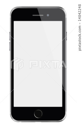 Mobile smart phone with white screen Mobile smart phone with white screen 14842248