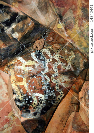 aboriginal rock painting aboriginal rock painting 14843441