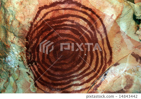 aboriginal rock painting 14843442